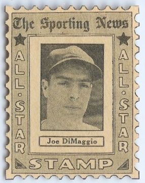 1937 Sporting News Stamp DiMaggio